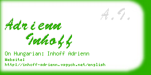 adrienn inhoff business card